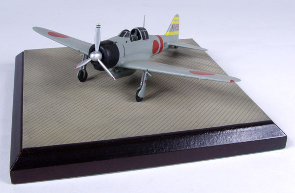 Mitsubishi A6M2 Zero 1/72 pewter limited edition aircraft model. From the carrier Akagi which took part in the attack on Pearl Harbor. Handmade by Staples and Vine Ltd.