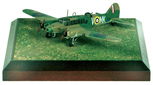 Avro Anson Mk I 1/144 scale pewter limited edition aircraft model heavily armed to shoot down Bf 109s. Handmade by Staples and Vine Ltd.