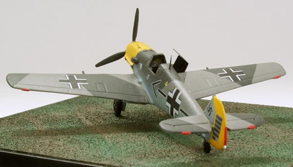 Messerschmitt Bf 109E-4/N of Adolf Galland 1/72 scale pewter limited edition aircraft model as flown in the Battle of Britain. Handmade by Staples and Vine Ltd.