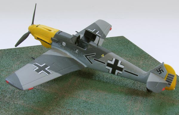Messerschmitt Bf 109E-4/N of Adolf Galland 1/72 scale pewter limited edition aircraft model as flown in the Battle of Britain. Handmade by Staples and Vine Ltd.