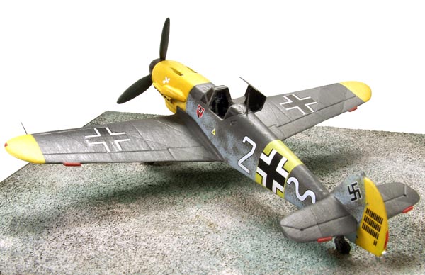 Messerschmitt Bf 109F-2 1/72 scale pewter limited edition aircraft model as flown on the Eastern Front. Handmade by Staples an Vine Ltd.