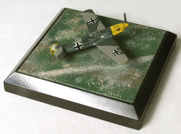 Messerschmitt Bf 109E-4 1/144 pewter limited edition aircraft model. AS flown by Helmut Wick during the Battle of Britain. Handmade by Staples and Vine Ltd.