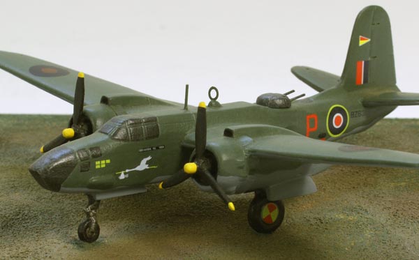 Douglas Boston Mk V 1/144 scale pewter limited edition aircraft model based in Italy in 1944. Handmade by Staples and Vine Ltd.