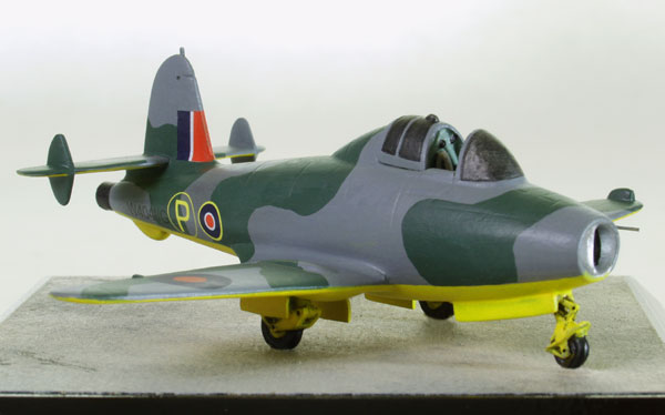 Gloster E.28/39 1/72 scale pewter limited edition aircraft model of the first British jet aircraft. Handmade by Staples and Vine Ltd.