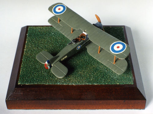 Bristol F2B 1/144 scale pewter limited edition aircraft model handmade by Staples and Vine to commemorate the 80th anniversary of the RAF.