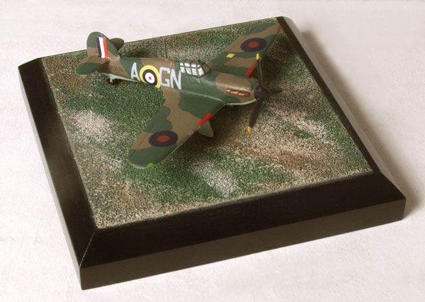 Hawker Hurricane Mk I J B Nicolson 1/144 scale pewter limited edition aircraft model as flown by Fighter Command's only Victoria Cross holder. Handmade by Staples and Vine Ltd.