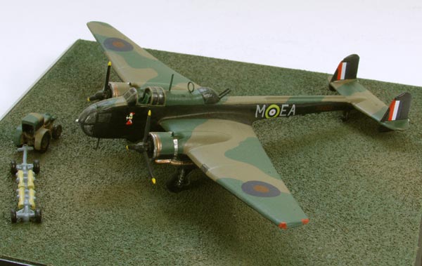 Handley Page Hampden Mk I 1/144 scale pewter limited edition aircraft model as flown by R A B Learoyd who was awarded the Victoria Cross. Handmade by Staples and Vine Ltd.