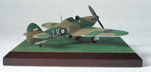 Hawker Hurricane Mk I Dennis David 1/72 scale pewter limited edition aircraft model from the Battle of France. Handmade by Staples and Vine Ltd.