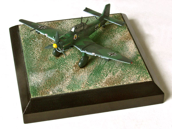 Junkers Ju 87B-2 'Stuka' 1/144 scale pewter limited edition aircraft model. As used in the Battle of Britain. Handmade by Staples and Vine Ltd.