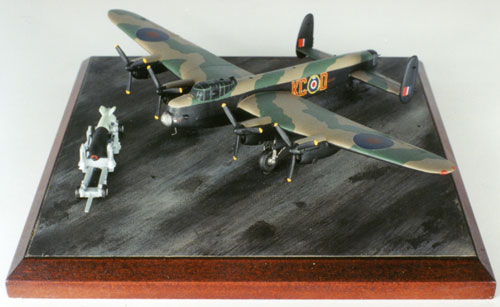 Avro Lancaster B MK III Special Tallboy 1/144 scale pewter limited edition aircraft model as used to attack the Tirpitz. Handmade by Staples and Vine Ltd.