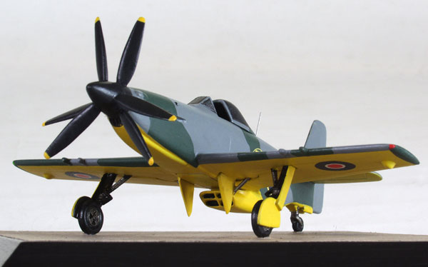 Martin Baker MB 5 1/72 scale pewter limited edition aircraft model. The enigmatic fighter prototype by Martin Baker. Handmade by Staples and Vine Ltd.