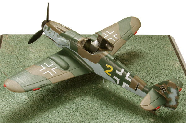 Messerschmitt Me 109K-4 1/72 scale pewter limited edition aircraft model. A late model Messerschmitt 109 handmade by Staples and Vine Ltd.