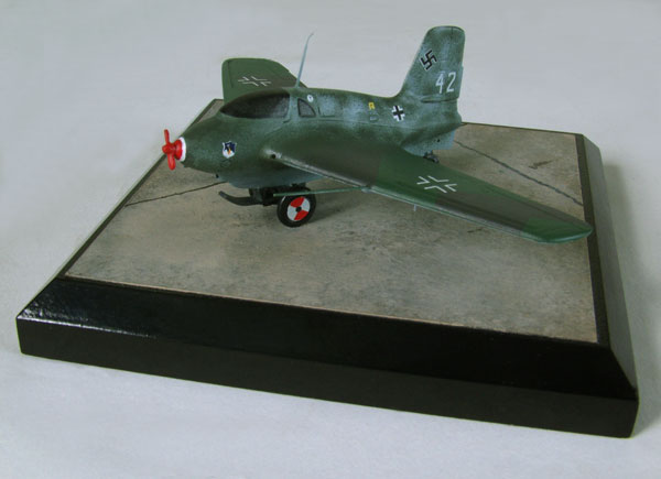 Messerschmitt Me 163 B-0 Komet 1/72 scale pewter limited edition aircraft model. The deadly Luftwaffe rocket interceptor. Handmade by Staples and Vine Ltd.