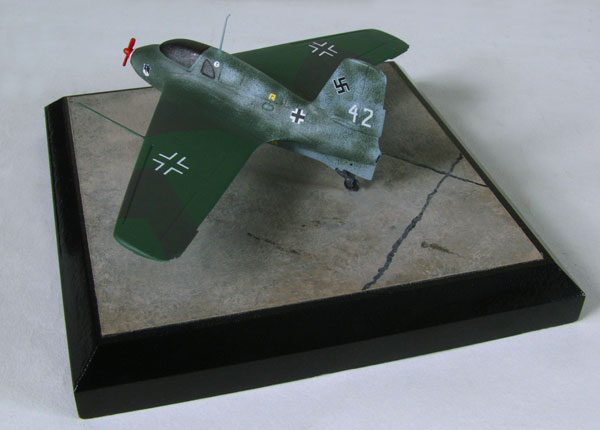 Messerschmitt Me 163 B-0 Komet 1/72 scale pewter limited edition aircraft model. The deadly Luftwaffe rocket interceptor. Handmade by Staples and Vine Ltd.