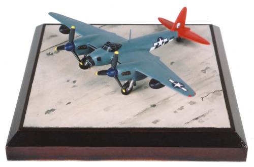 de Havilland Mosquito PR Mk XVI 1/144 scale pewter limited edition aircraft model. As flown by the USAAF. Handmade by Staples and Vine Ltd.