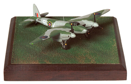 de Havilland Mosquito MK VI 1/144 scale pewter limited edition aircraft model as flown to liberate prisoners from Amiens jail. Handmade by Staples and Vine Ltd.