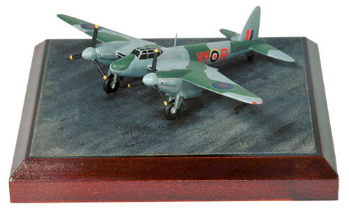 de Havilland Mosquito NF Mk XII 1/144 scale pewter limited edition aircraft model as flown by John Cunningham. Handmade by Staples and Vine Ltd.