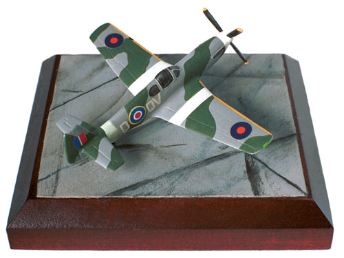 North American Mustang Mk III 1/144 scale pewter limited edition aircraft model as flown with the RAF. Handmade by Staples and Vine Ltd.