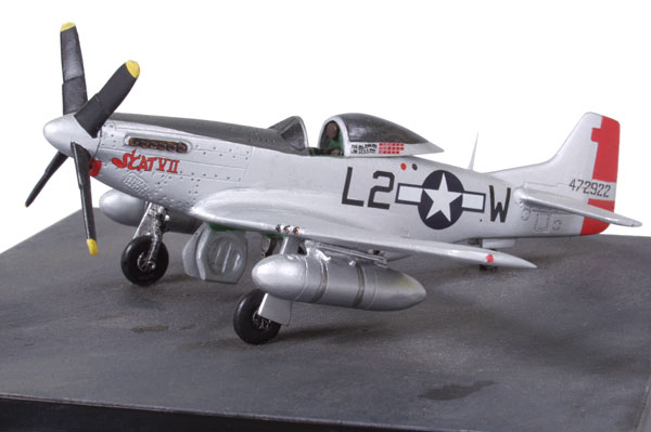 North American P-51D Mustang of Robin Olds 1/72 scale pewter limited edition aircraft model. Handmade by Staples and Vine Ltd.