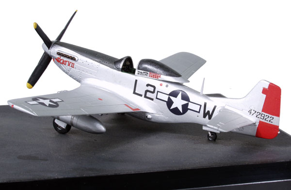 North American P-51D Mustang of Robin Olds 1/72 scale pewter limited edition aircraft model. Handmade by Staples and Vine Ltd.