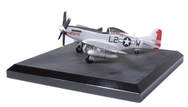 North American P-51D Mustang of Robin Olds 1/72 scale pewter limited edition aircraft model. Handmade by Staples and Vine Ltd.