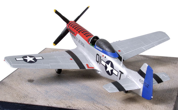 North American P-51D Mustang of Don Strait 1/72 scale pewter limited edition aircraft model. Handmade by Staples and Vine Ltd.