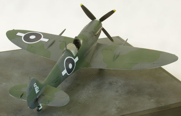 Supermarine Seafire Mk LIII 1/72 scale pewter limited edition aircraft model which claimed the last kill of WWII. Handmade by Staples and Vine Ltd.