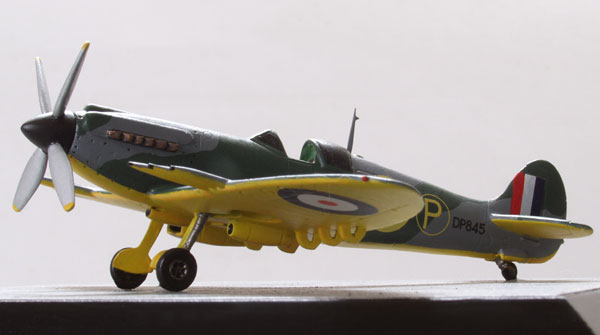 Supermarine Spitfire Mk IV 1/72 scale pewter limited edition aircraft model. The Griffon engined Spitfire prototype. Handmade by Staples and Vine Ltd.