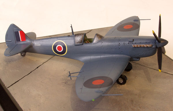 Supermarine Spitfire PR Mk XI 1/72 scale pewter limited edition aircraft model. In PR blue this aircraft was used for high speed trials. Handmade by Staples and Vine Ltd.