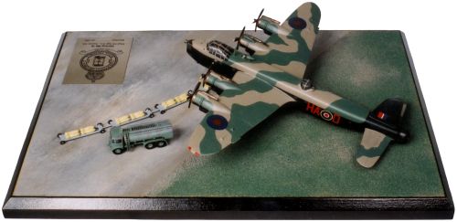 Short Stirling Mk III 1/144 scale pewter limited edition aircraft model as flown by A L Aaron who was awarded the Victoria Cross. Handmade by Staples and Vine Ltd.