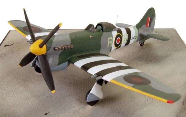 Hawker Tempest k V 1/72 scale pewter limited edition aircraft model as flown by Roland Beamont. Handmade by Staples and Vine Ltd.