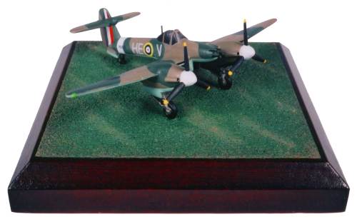 Westland Whirlwind Mk I 1/144 scale pewter limited edition aircraft model. The elegant twin engine Westland fighter. Handmade by Staples and Vine Ltd.
